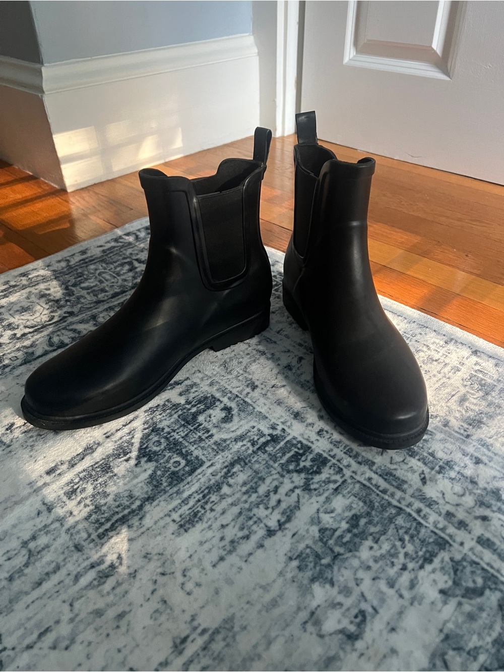 J. Crew Black Women's Chelsea Rain Boots